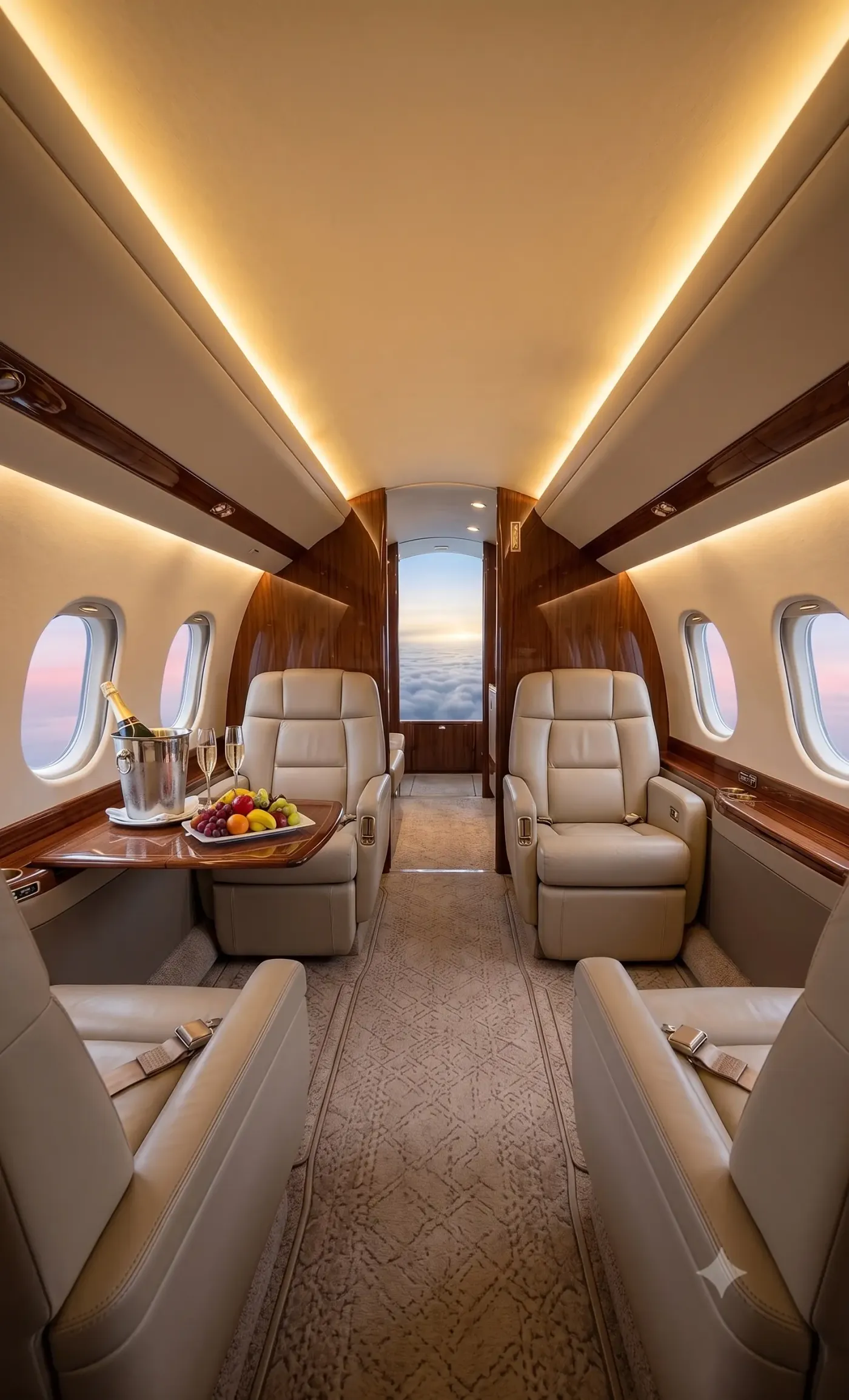 Airbus H130 kabin koltukları