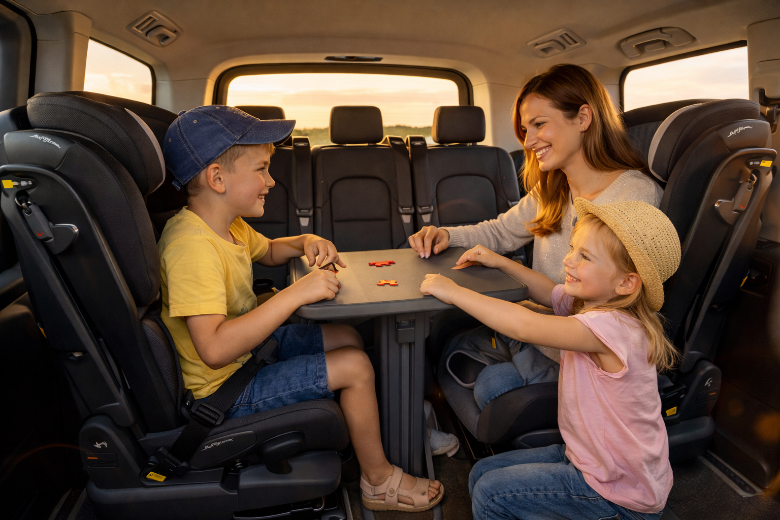 Minivan Araç İçi Konforu, Raylı Koltuk Sistemi ve Vip Araç Kiralama