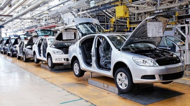 Modern Automotive Production Line and Industry 4.0