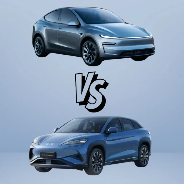 Blogbeitrag: BYD Sealion 7 oder Tesla Model Y? Elektro-SUV-Vergleich