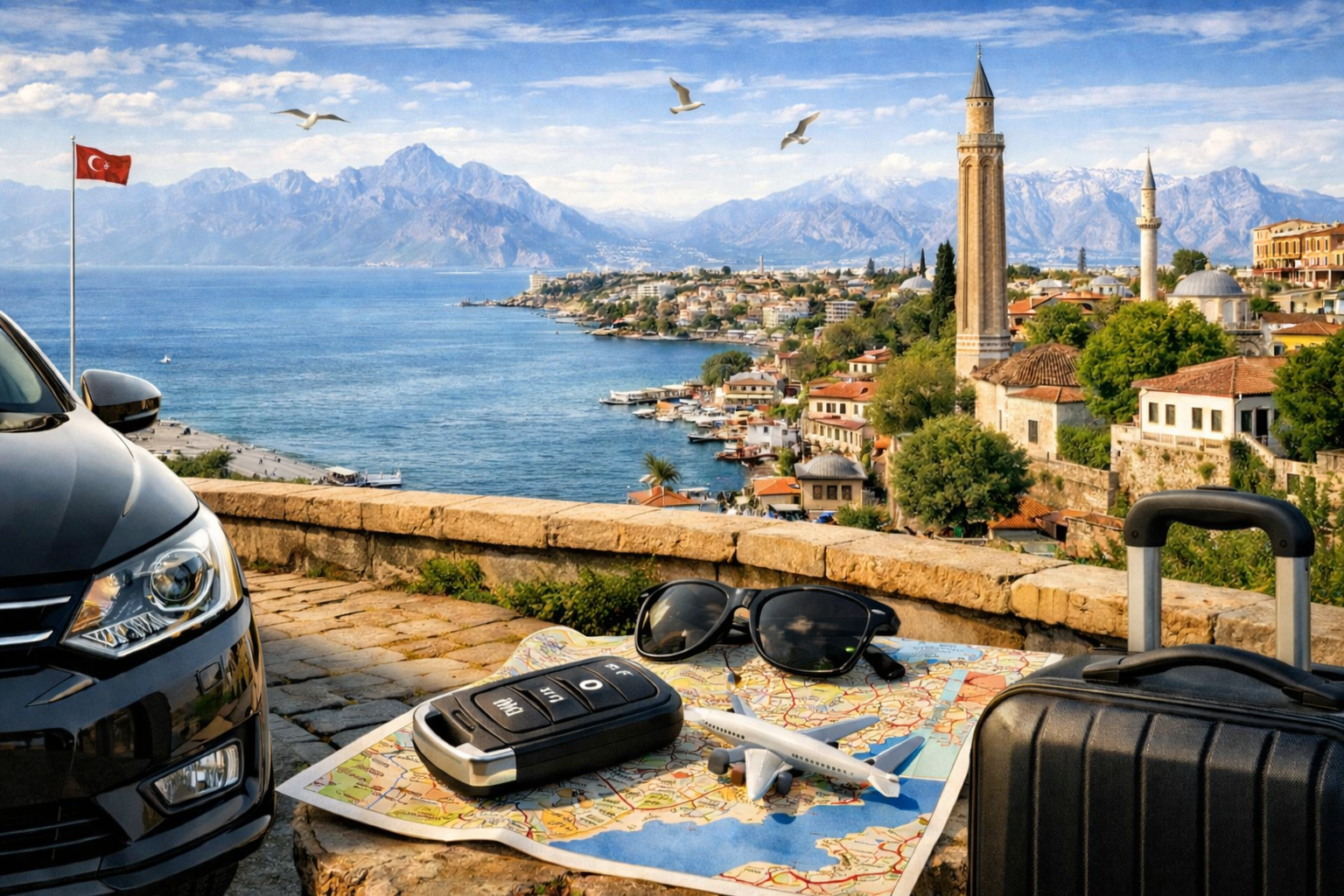 Antalya'da araç kiralama
